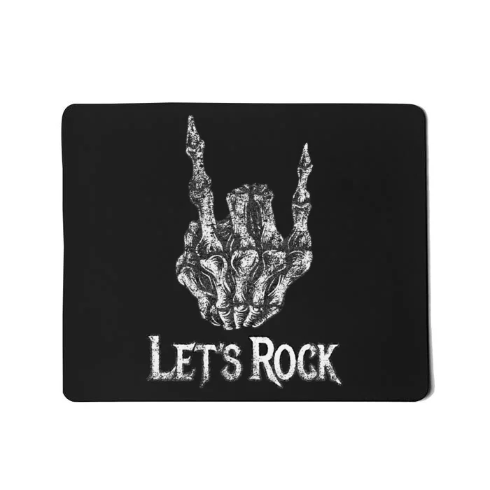 Rock On Lets Rock Concert Band Mousepad