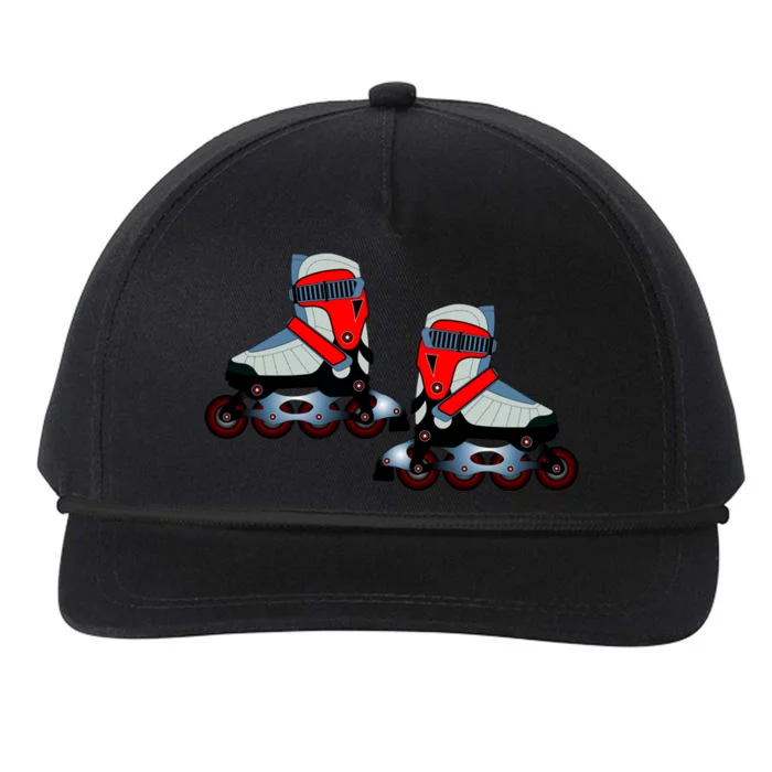 Roller Blades Snapback Five-Panel Rope Hat