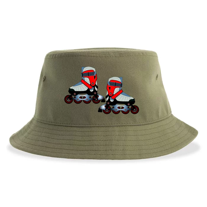 Roller Blades Sustainable Bucket Hat