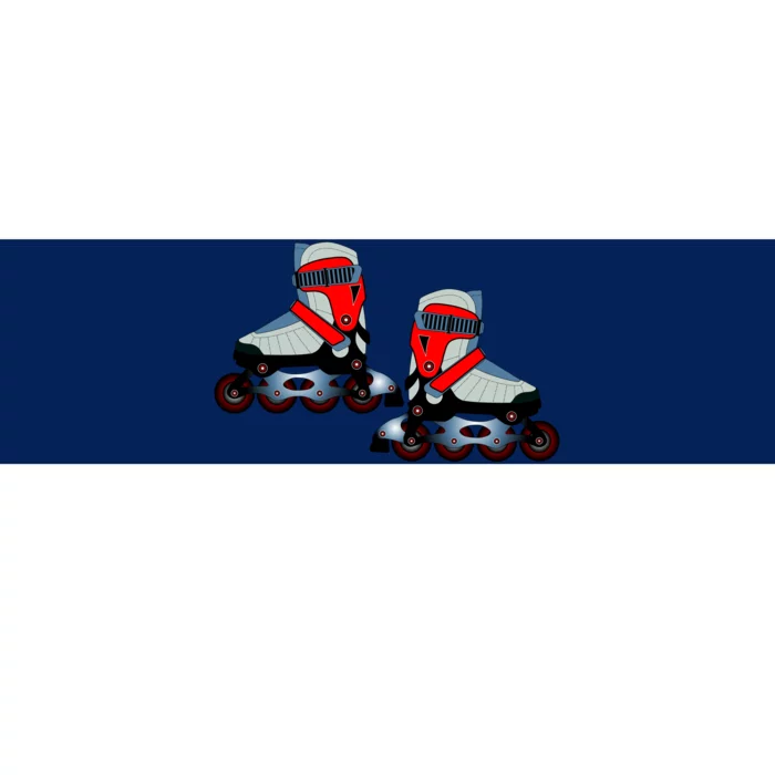 Roller Blades Bumper Sticker