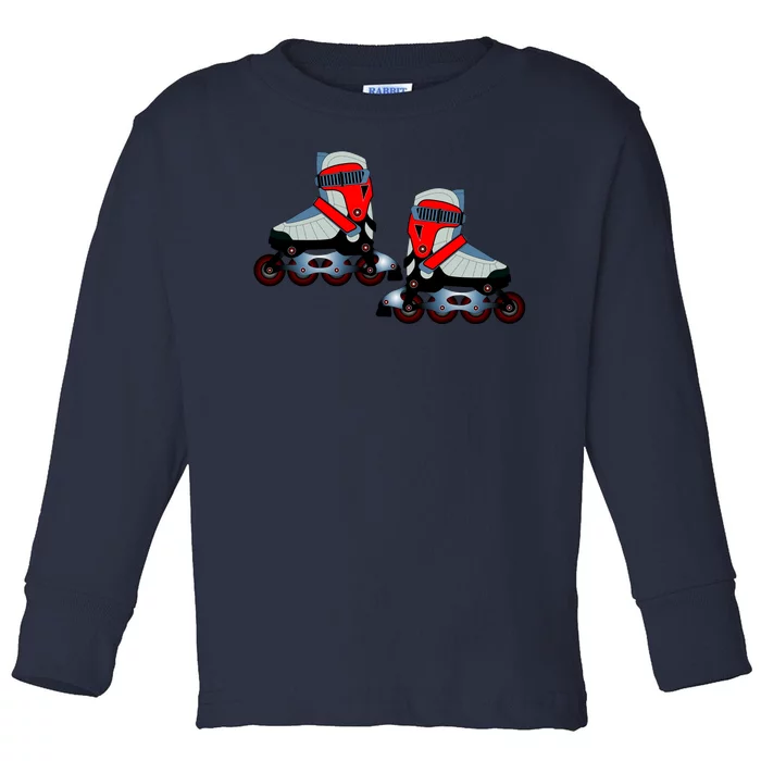 Roller Blades Toddler Long Sleeve Shirt