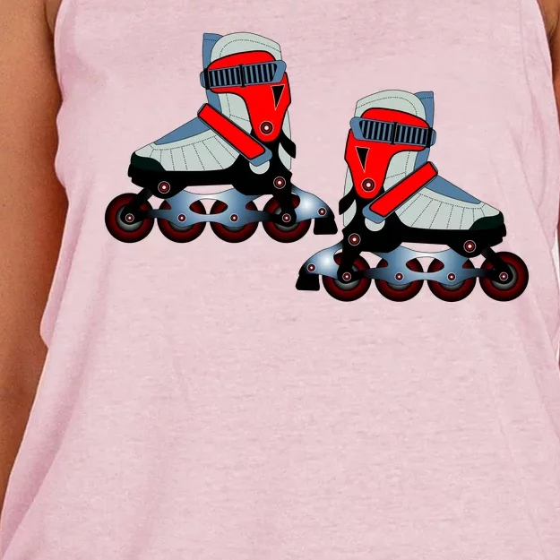 Roller Blades Women's Knotted Racerback Tank