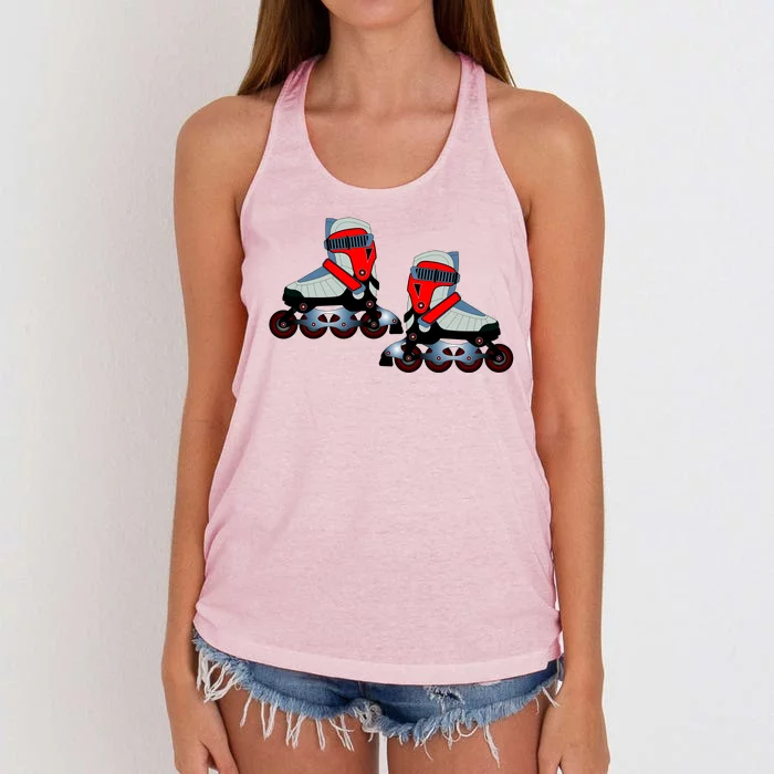 Roller Blades Women's Knotted Racerback Tank