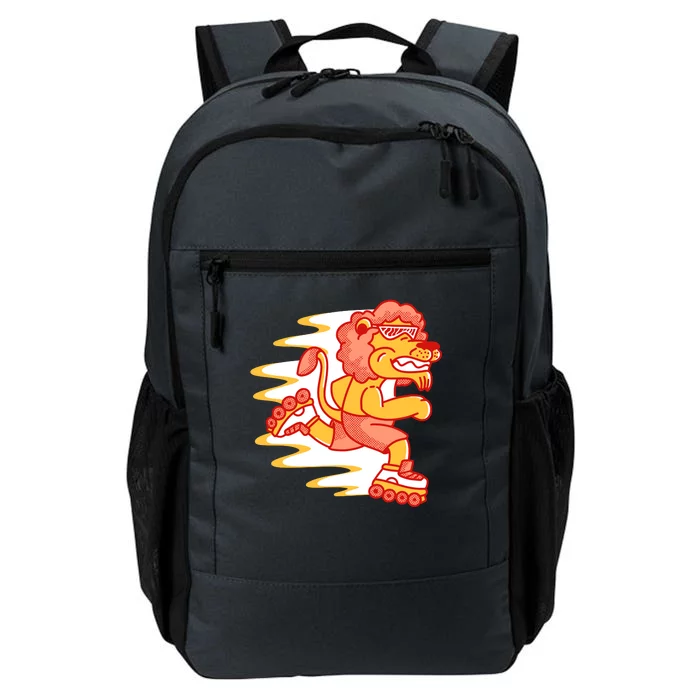 Rollerskating Lion Daily Commute Backpack