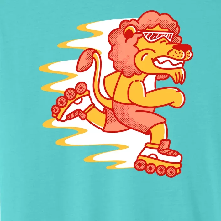 Rollerskating Lion ChromaSoft Performance T-Shirt