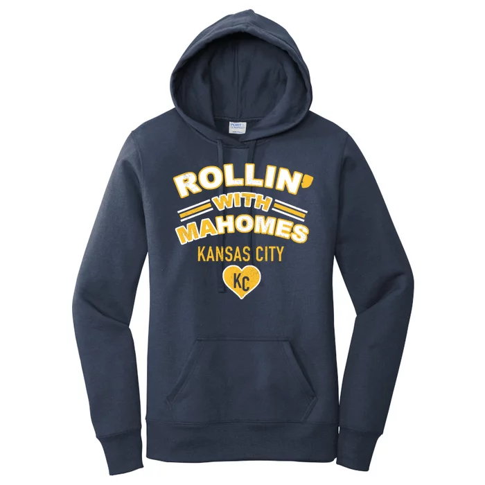 Rollin With Mahomes Kansas City Women's Pullover Hoodie