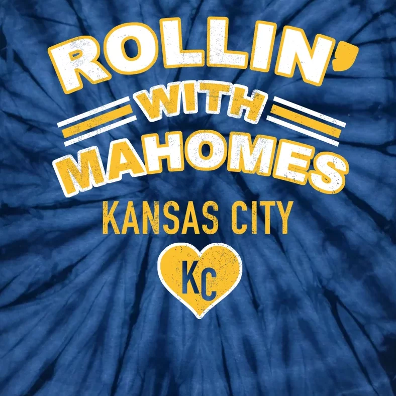 Rollin With Mahomes Kansas City Tie-Dye T-Shirt