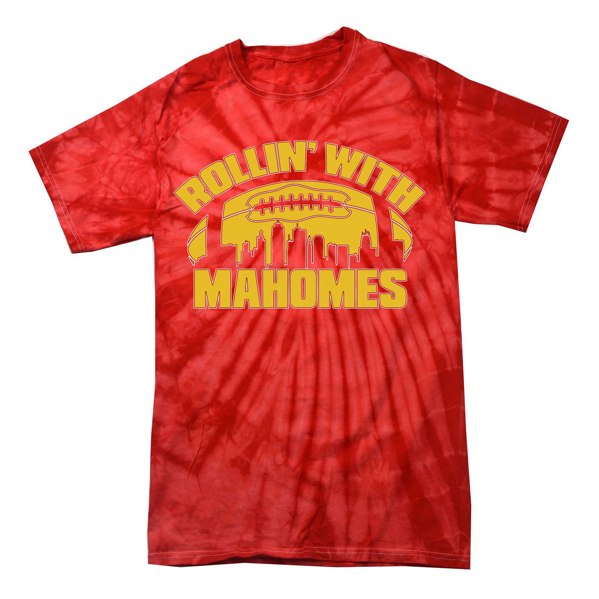 Rollin With Mahomes Kansas City Skyline Women's T-Shirt