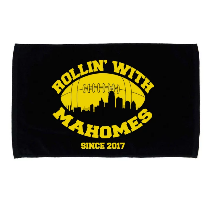 Rollin' With Mahomes Since 2017 Microfiber Hand Towel