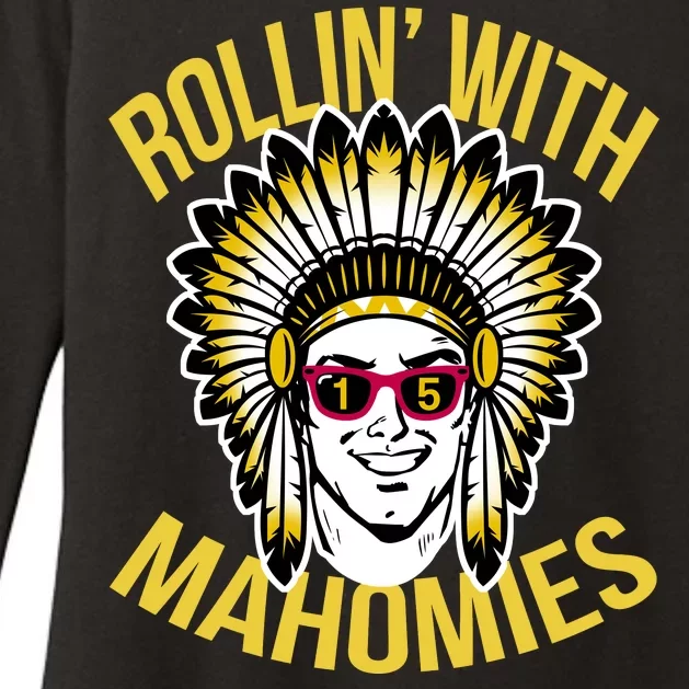 Rollin' With Mahomies Womens CVC Long Sleeve Shirt