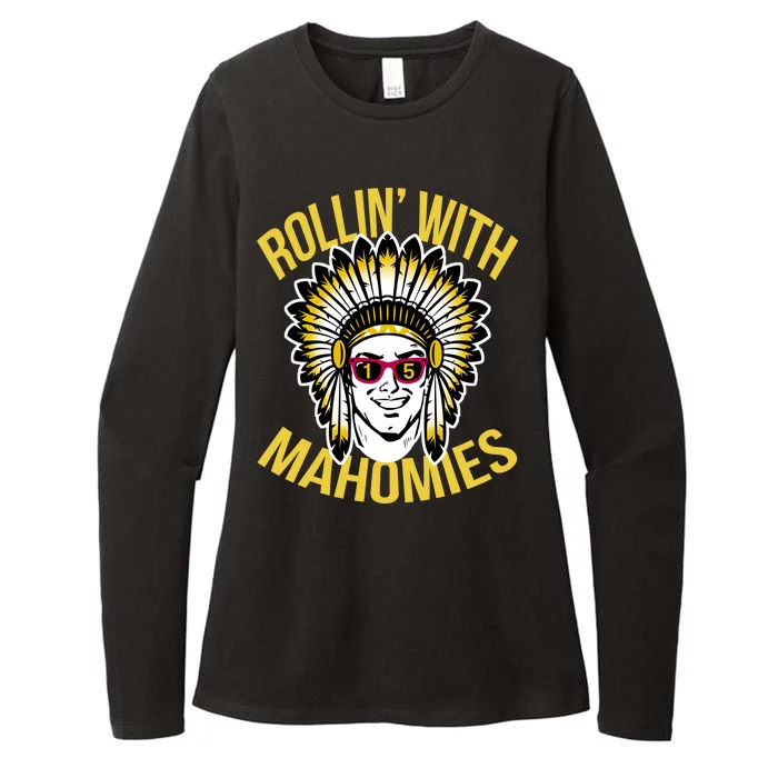 Rollin' With Mahomies Womens CVC Long Sleeve Shirt