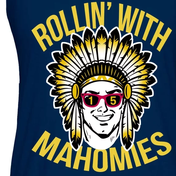 Rollin' With Mahomies Ladies Essential Flowy Tank