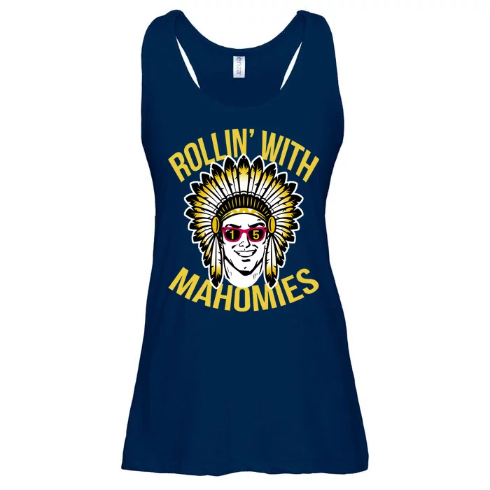 Rollin' With Mahomies Ladies Essential Flowy Tank