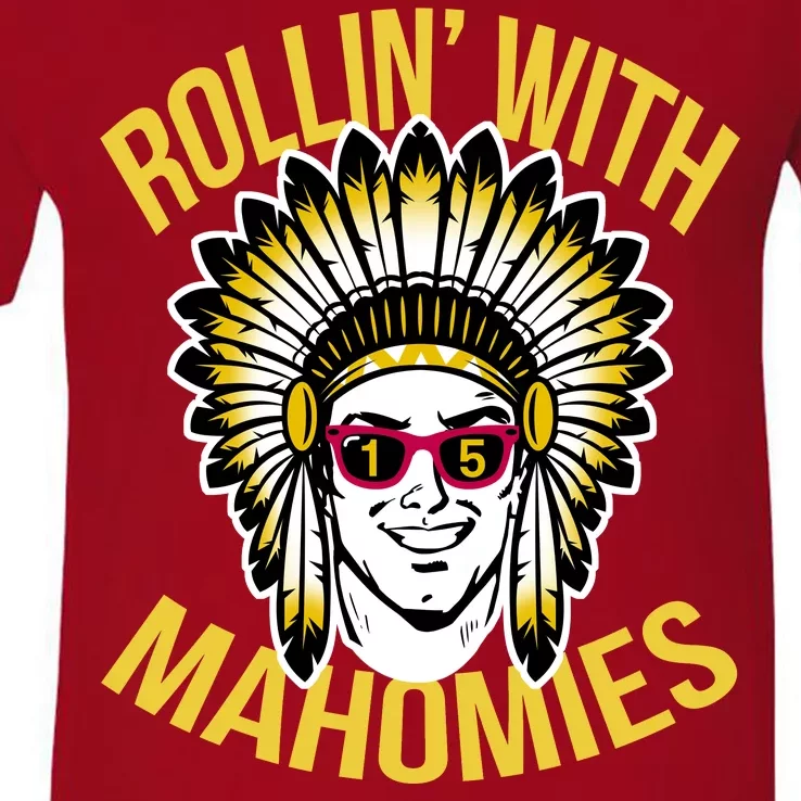 Rollin' With Mahomies V-Neck T-Shirt