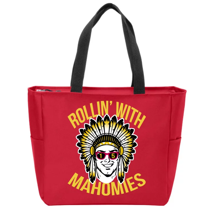 Rollin' With Mahomies Zip Tote Bag