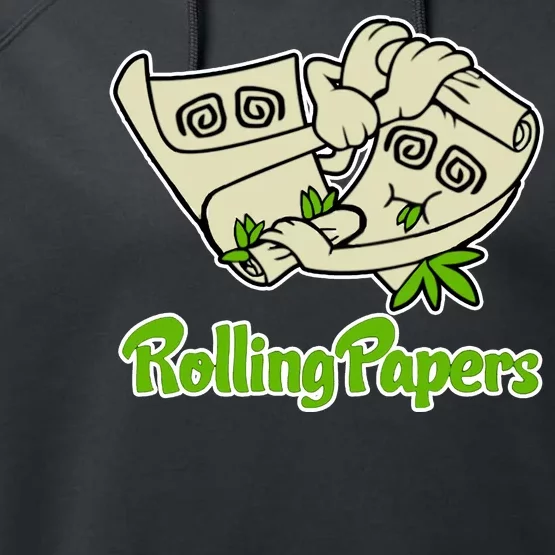 Rolling Paper 420 Medical Marijuana Performance Fleece Hoodie