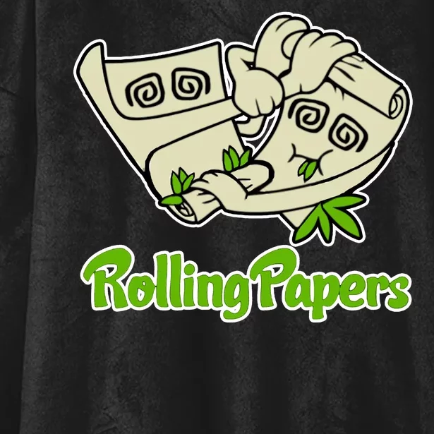 Rolling Paper 420 Medical Marijuana Hooded Wearable Blanket