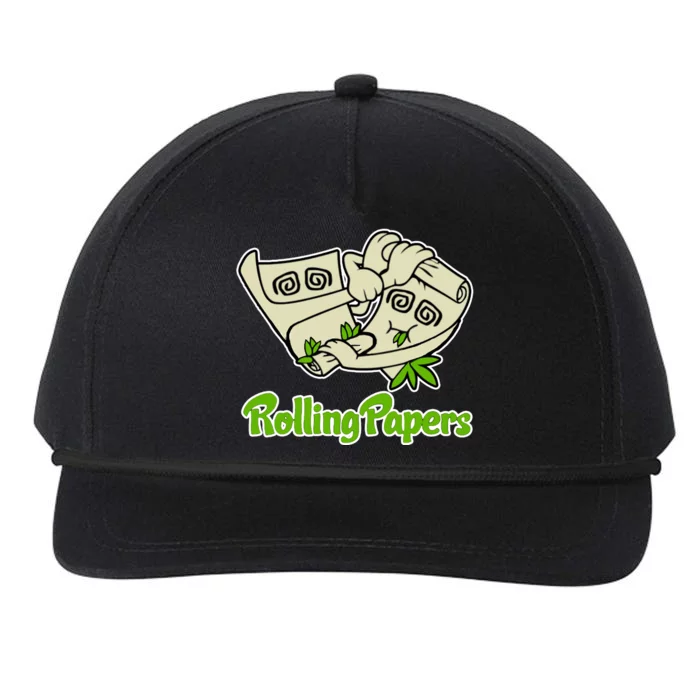 Rolling Paper 420 Medical Marijuana Snapback Five-Panel Rope Hat