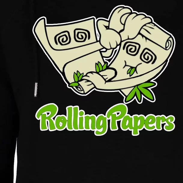 Rolling Paper 420 Medical Marijuana Womens Funnel Neck Pullover Hood