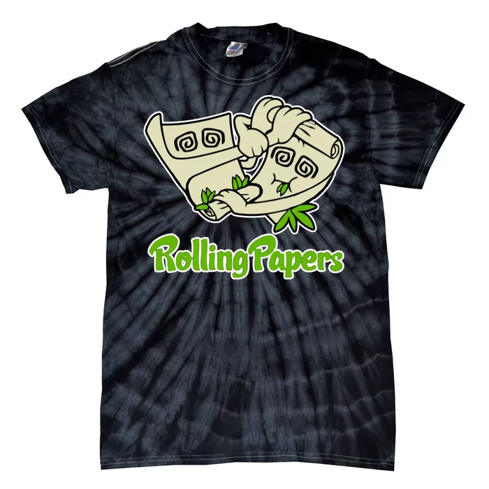 Rolling Paper 420 Medical Marijuana Tie-Dye T-Shirt