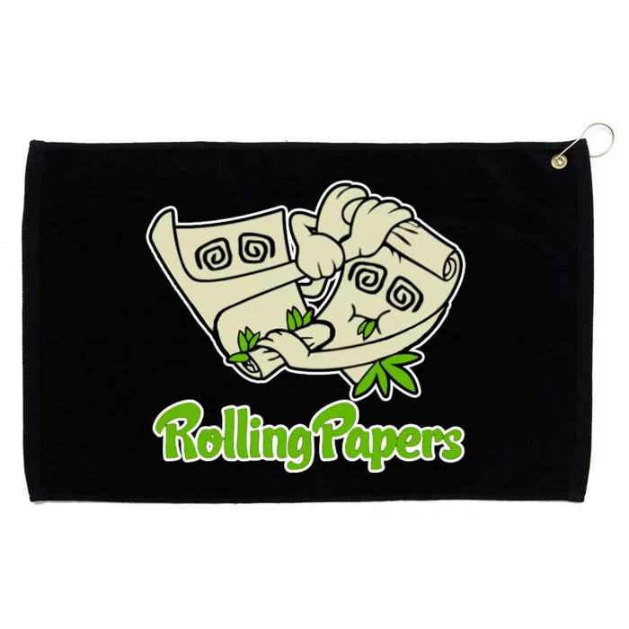 Rolling Paper 420 Medical Marijuana Grommeted Golf Towel