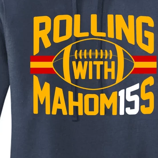 Rolling With Mahomes KC Football Women's Pullover Hoodie