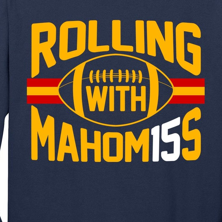 Rolling With Mahomes KC Football Tall Long Sleeve T-Shirt