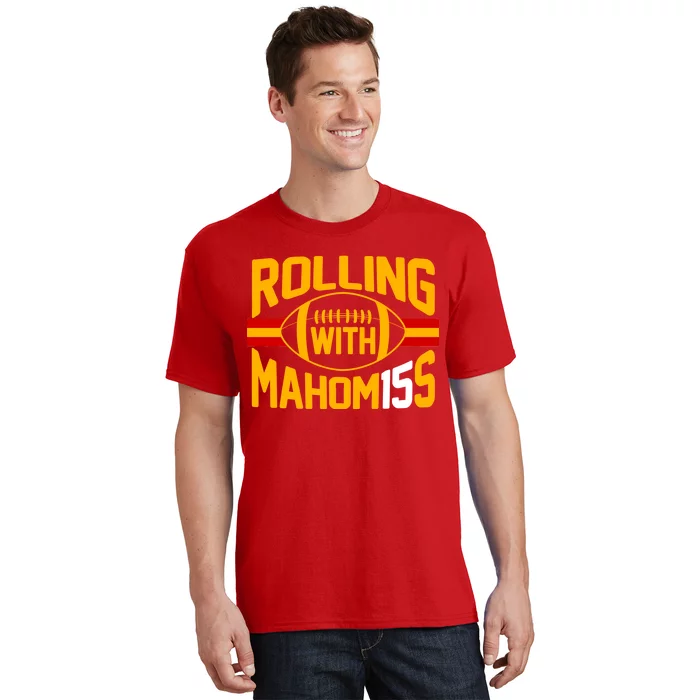 : Rollin with Mahomes Football Fans Vintage Shirt Classic Adult &  Youth Unisex Fit : Sports & Outdoors