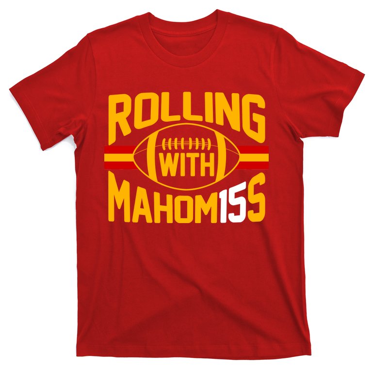 Rolling With Mahomes KC Football T-Shirt
