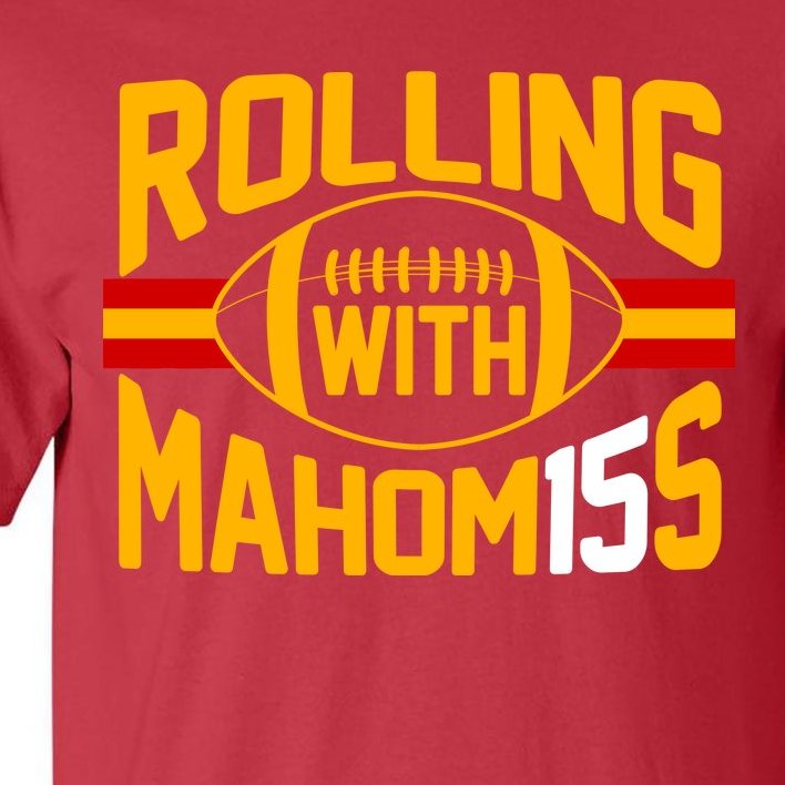 Rolling With Mahomes KC Football Tall T-Shirt
