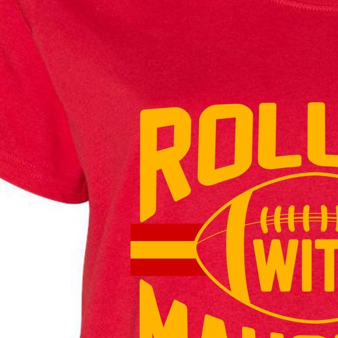 Rolling With Mahomes KC Football Women's Plus Size T-Shirt