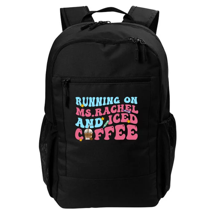 Running On Ms.rachel And Iced Coffee Daily Commute Backpack