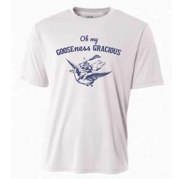 Retro Oh My Gooseness Gracious Cooling Performance Crew T-Shirt