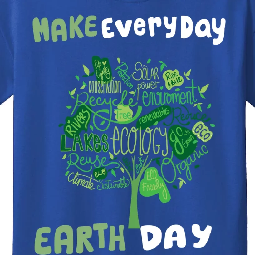 Respect Our Mother And Make Every Day Earth Day Gift Kids T-Shirt