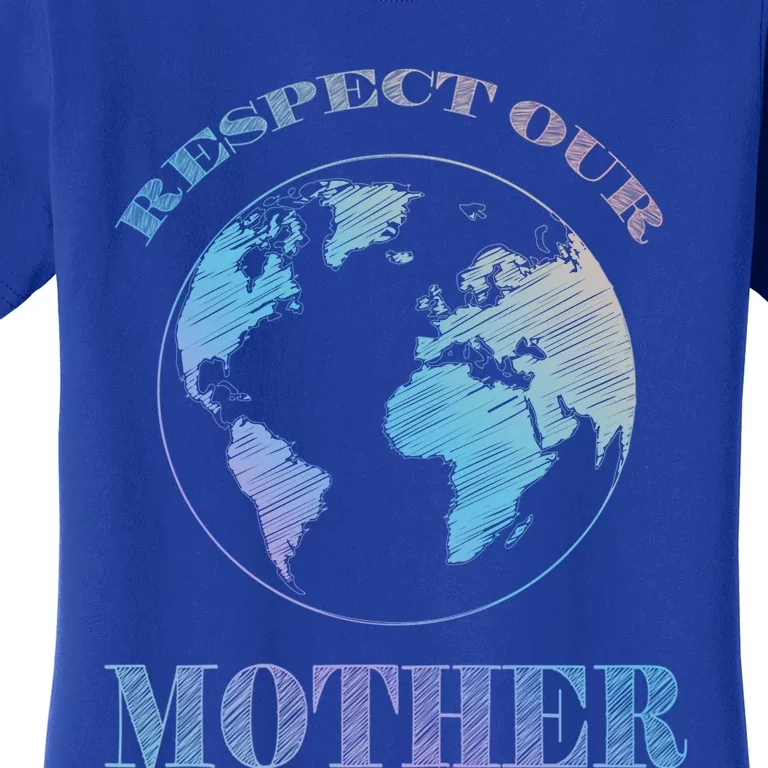 Respect Our Mother Environtal Awareness Earth Day Gift Women's T-Shirt