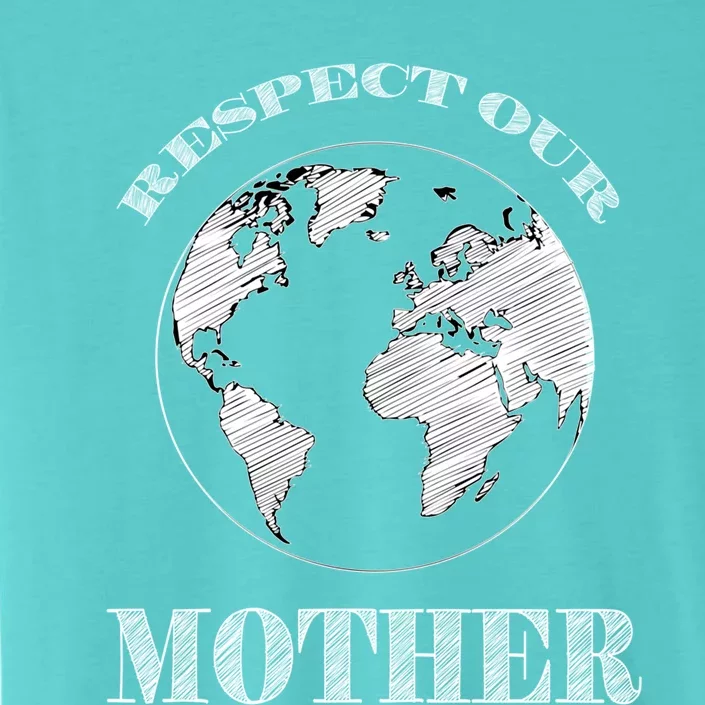 Respect Our Mother Environtal Awareness Earth Day Gift ChromaSoft Performance T-Shirt