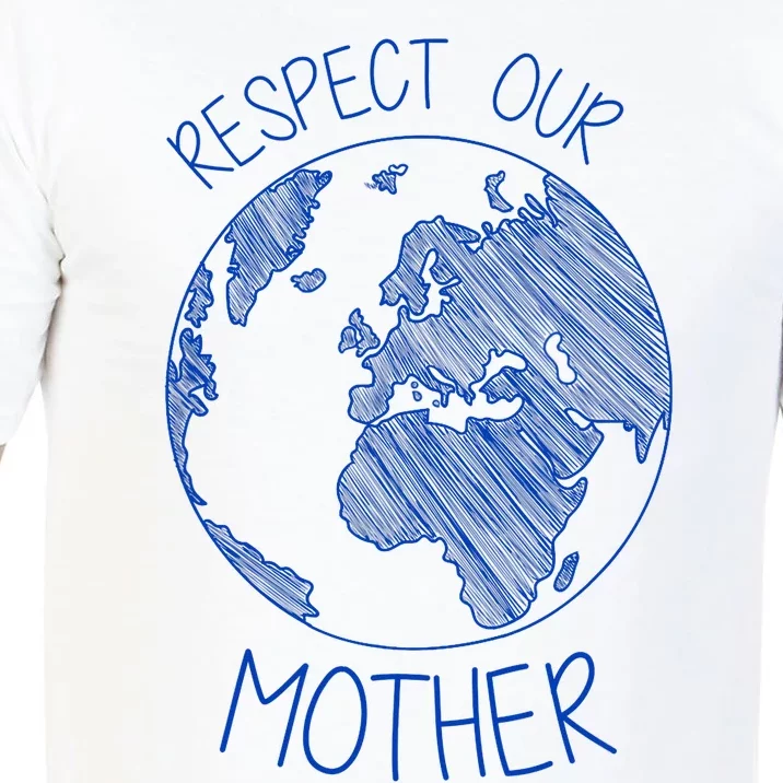 Respect Our Mother Earth Day Hippie Eco Climate Change Tee Comfort Colors T-Shirt