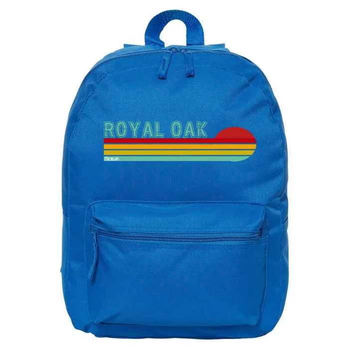 Royal Oak Michigan 16 in Basic Backpack