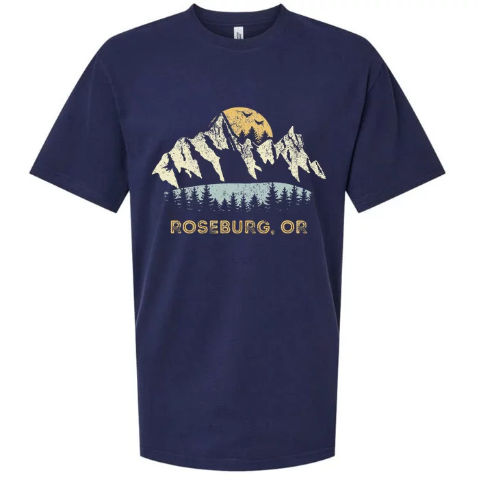 Roseburg Oregon Mountain Sunset Sunrise Or Sueded Cloud Jersey T-Shirt