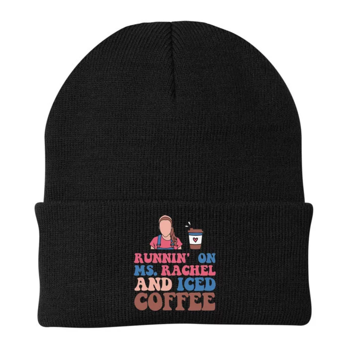 Running On Ms.rachel And Iced Coffee Knit Cap Winter Beanie