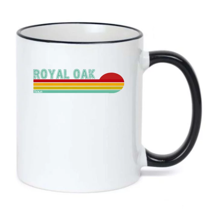 Royal Oak Michigan Black Color Changing Mug