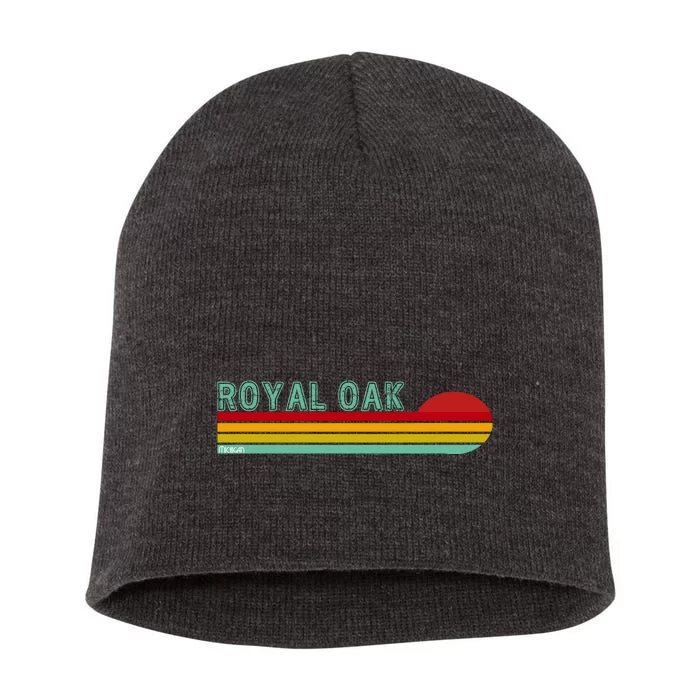 Royal Oak Michigan Short Acrylic Beanie