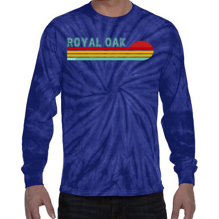 Royal Oak Michigan Tie-Dye Long Sleeve Shirt