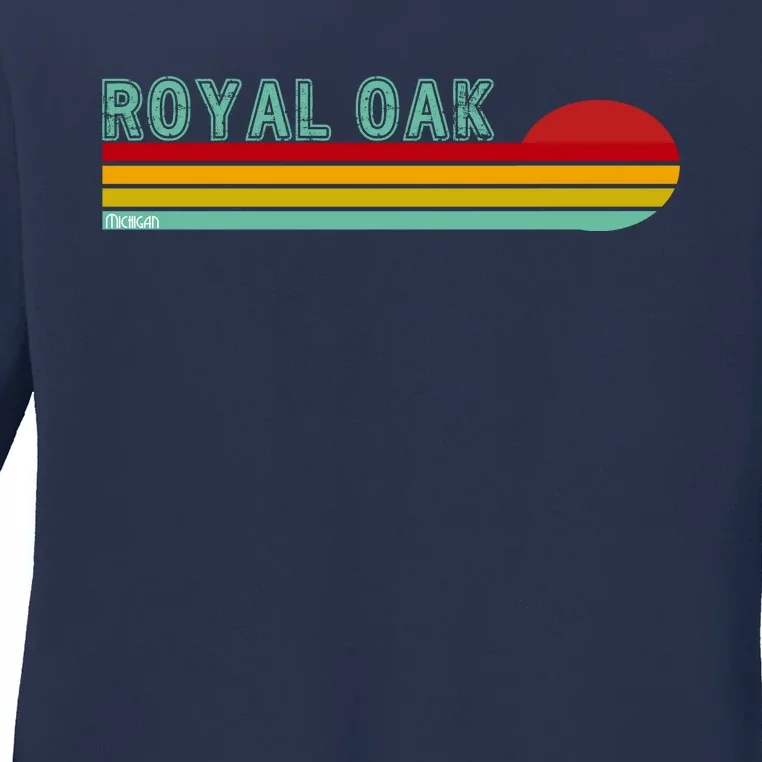 Royal Oak Michigan Ladies Long Sleeve Shirt