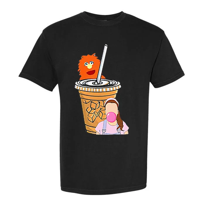 Running On Ms Rachel And Iced Coffee Funny Saying Meme Garment-Dyed Heavyweight T-Shirt