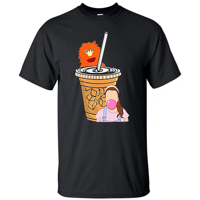 Running On Ms Rachel And Iced Coffee Funny Saying Meme Tall T-Shirt