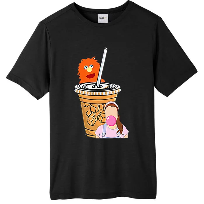 Running On Ms Rachel And Iced Coffee Funny Saying Meme ChromaSoft Performance T-Shirt