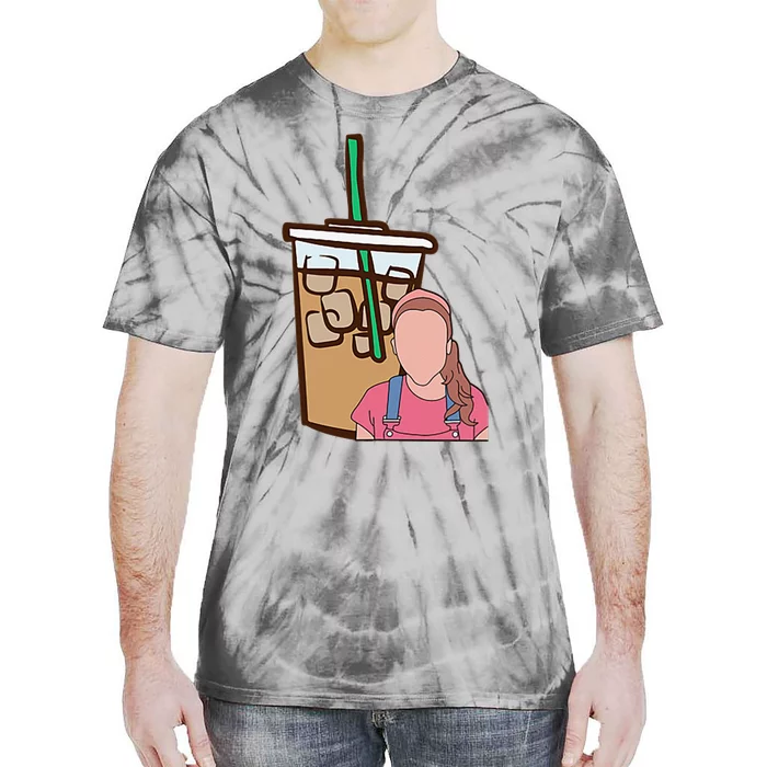 Running On Ms.rachel And Iced Coffee Retro Pocket Tie-Dye T-Shirt