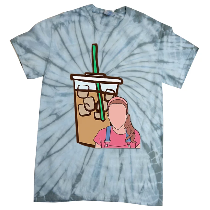 Running On Ms.rachel And Iced Coffee Retro Pocket Tie-Dye T-Shirt