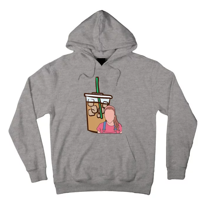 Running On Ms.rachel And Iced Coffee Retro Pocket Tall Hoodie